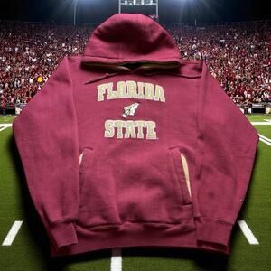 Vintage Florida State University Maroon Small Hoodie Champs Sweatshirt